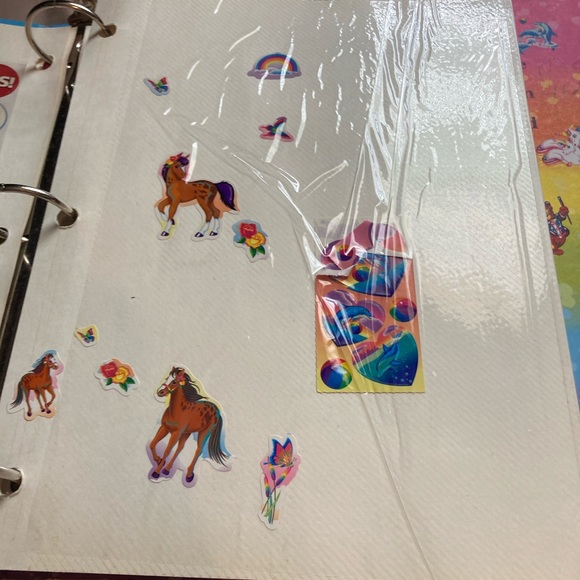 Vintage 90s Lisa Frank sticker binder - Picture 5 of 8